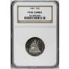 Image 1 : 1867 25C PR63 Cameo NGC. A fully brilliant Cameo proof 1867[25C] PR63 Cameo NGC.