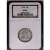 Image 3 : 1876 25C PR66 NGC. Deep aquamarine toning, shading to 1876[25C] PR66 NGC.