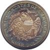 Image 2 : 1889 25C PR66 Cameo PCGS. The lovely original toning o 1889[25C] PR66 Cameo PCGS.