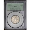 Image 1 : 1893-S 25C MS62 PCGS. Breen-4135. Mintmark far right. 1893-S[25C] MS62 PCGS.