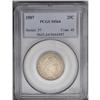 Image 1 : 1907 25C MS64 PCGS. The obverse has a delicate patina 1907[25C] MS64 PCGS.