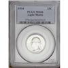 Image 1 : 1934 25C LT MOTTO MS66 PCGS.From The Ron W. Keeney Col 1934[25C] Light Motto MS66 PCGS.