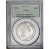 Image 1 : 1805 50C VF35 PCGS. O-111, R.3. A die variety that is 1805[50C] VF35 PCGS.
