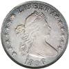 Image 1 : 1806 50C Knobbed 6, Small Stars--Cleaned--ANACS. AU53 1806[50C] Knobbed 6, Small Stars--Cleaned--ANA