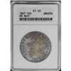 Image 1 : 1807 50C Draped Bust XF40 NGC. O-102, R.2. Blue-green 1807[50C] Draped Bust XF40 NGC.