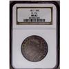 Image 3 : 1817 50C MS62 NGC. O-112, R.2. Vertical die lines near 1817[50C] MS62 NGC.