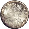 Image 1 : 1824/4 50C MS64 NGC. O-110, R.2. The variety is confir 1824/4[50C] MS64 NGC.