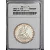Image 1 : 1845-O 50C Partial Drapery MS61 Prooflike ANACS. A pai 1845-O[50C] Partial Drapery MS61 Prooflike AN