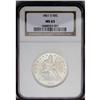 Image 1 : 1861-S 50C MS63 NGC. An impressive Select Uncirculated 1861-S[50C] MS63 NGC.