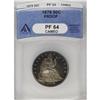 Image 3 : 1879 50C PR64 Cameo ANACS. This sharply struck Cameo p 1879[50C] PR64 Cameo ANACS.