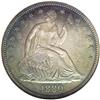 Image 1 : 1880 50C PR66 NGC. Type Two Reverse. Jade-green, rose, 1880[50C] PR66 NGC.