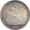 Image 1 : 1884 50C PR65 NGC. The extremely low mintages of quart 1884[50C] PR65 NGC.