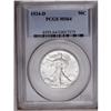 Image 1 : 1934-D 50C MS64 PCGS. Untoned with a needle sharp stri 1934-D[50C] MS64 PCGS.