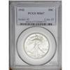 Image 1 : 1942 50C MS67 PCGS. Lemon color endows this powerfully 1942[50C] MS67 PCGS.