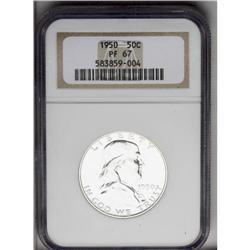 1950 50C PR67 NGC. A brilliant and razor sharp Superb 1950[50C] PR67 NGC.