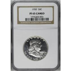 1950 50C PR65 Cameo NGC. Essentially untoned, with nic 1950[50C] PR65 Cameo NGC.