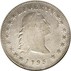 1795 S$1 Flowing Hair, Three Leaves VF20 NGC. B-5, BB- 1795[img border='0' src='http://www.heritagec