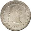Image 1 : 1795 S$1 Flowing Hair, Three Leaves VF20 NGC. B-5, BB- 1795[img border='0' src='http://www.heritagec