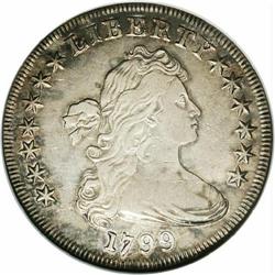 1799 S$1 XF40 ANACS. B-21, BB-169, R.3. Die State IV. 1799[img border='0' src='http://www.heritageco
