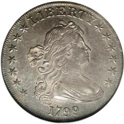 1799 S$1 XF45 NGC. B-17, BB-164, R.2. Another example 1799[img border='0' src='http://www.heritageco