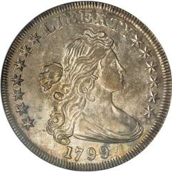 1799 S$1 AU58 NGC. B-21, BB-169, R.3. Star 2 is repunc 1799[img border='0' src='http://www.heritagec