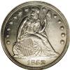 Image 1 : 1852 S$1 Original--Cleaned--ANACS. AU58 Details. In 18 1852[img border='0' src='http://www.heritagec