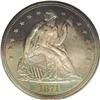 Image 1 : 1871 S$1 PR64 PCGS. Swirling orange, rose, and blue ir 1871[img border='0' src='http://www.heritagec