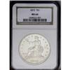 Image 3 : 1873 T$1 MS64 NGC. The 1873-P is a noteworthy conditio 1873[T$1] MS64 NGC.