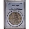 Image 3 : 1877 T$1 MS64 PCGS. This 1877 Trade dollar displays a 1877[T$1] MS64 PCGS.