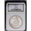 Image 3 : 1875 T$1 PR63 NGC. Well mirrored with attractive champ 1875[T$1] PR63 NGC.