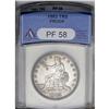 Image 1 : 1883 T$1 PR58 ANACS. Lightly circulated examples of th 1883[T$1] PR58 ANACS.