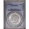 Image 1 : 1878-CC S$1 MS65 PCGS. This lustrous and exactingly st 1878-CC[img border='0' src='http://www.herita