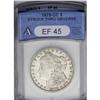 Image 1 : 1879-CC S$1 Silver Dollar--Struck Thru Obverse--XF45 A 1879-CC[img border='0' src='http://www.herita