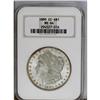 Image 1 : 1880-CC S$1 MS64 NGC. Second 8 over 7. Clear details o 1880-CC[img border='0' src='http://www.herita