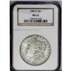 Image 1 : 1880-O S$1 MS63 NGC. A brilliant and highly lustrous M 1880-O[img border='0' src='http://www.heritag