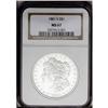 Image 1 : 1881-S S$1 MS67 NGC. Brilliant on both sides, save for 1881-S[img border='0' src='http://www.heritag