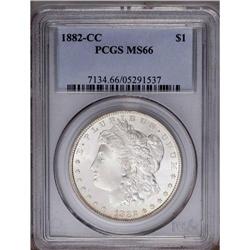 1882-CC S$1 MS66 PCGS. This beautifully preserved Cars 1882-CC[img border='0' src='http://www.herita