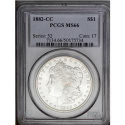 1882-CC S$1 MS66 PCGS. A lovely example with sharp des 1882-CC[img border='0' src='http://www.herita