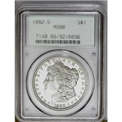 1882-S S$1 MS66 PCGS. A brilliant and crisply struck o 1882-S[img border='0' src='http://www.heritag