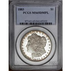 1883 S$1 MS65 Deep Mirror Prooflike PCGS. Well struck 1883[img border='0' src='http://www.heritageco