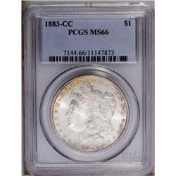 1883-CC S$1 MS66 PCGS. Lustrous surfaces are visited b 1883-CC[img border='0' src='http://www.herita