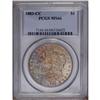 Image 1 : 1883-CC S$1 MS66 PCGS. Variegated forest-green, orange 1883-CC[img border='0' src='http://www.herita