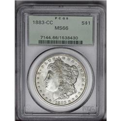 1883-CC S$1 MS66 PCGS. VAM-3. Dash under second 8. Sof 1883-CC[img border='0' src='http://www.herita