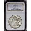 Image 1 : 1884-S S$1 AU58 NGC. Lustrous light silver surfaces wi 1884-S[img border='0' src='http://www.heritag