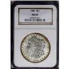 Image 1 : 1885 S$1 MS67 NGC. Glints of iridescent gold, amber, a 1885[img border='0' src='http://www.heritagec
