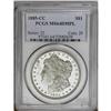 Image 1 : 1885-CC S$1 MS64 Deep Mirror Prooflike PCGS. A dazzlin 1885-CC[img border='0' src='http://www.herita