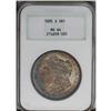 Image 1 : 1885-S S$1 MS64 NGC. Deep plum, golden-brown, and appl 1885-S[img border='0' src='http://www.heritag
