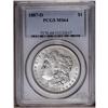 Image 1 : 1887-O S$1 MS64 PCGS. Frosty and untoned, with bright 1887-O[img border='0' src='http://www.heritage