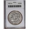 Image 1 : 1887-S S$1 MS64 ANACS. The chrome-like surfaces are vi 1887-S[img border='0' src='http://www.heritag