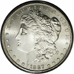 1887-S S$1 MS65 PCGS. The 1887-S is a true condition r 1887-S[img border='0' src='http://www.heritag